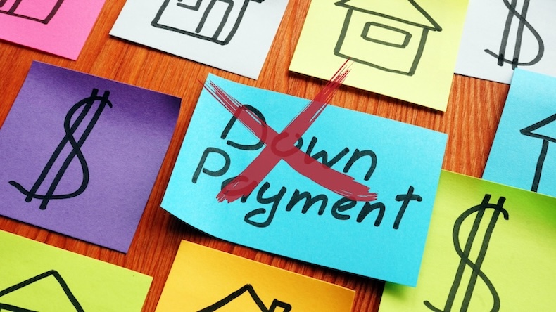 how to get a mortgage with no down payment